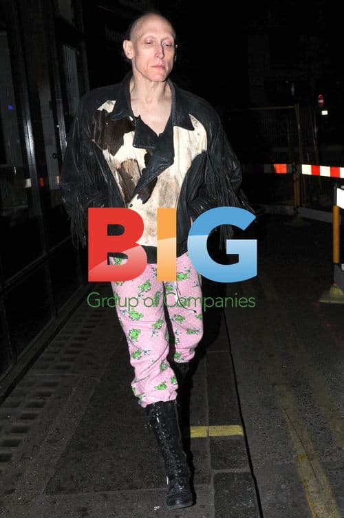 Transexual dancer Rose in London nightclub