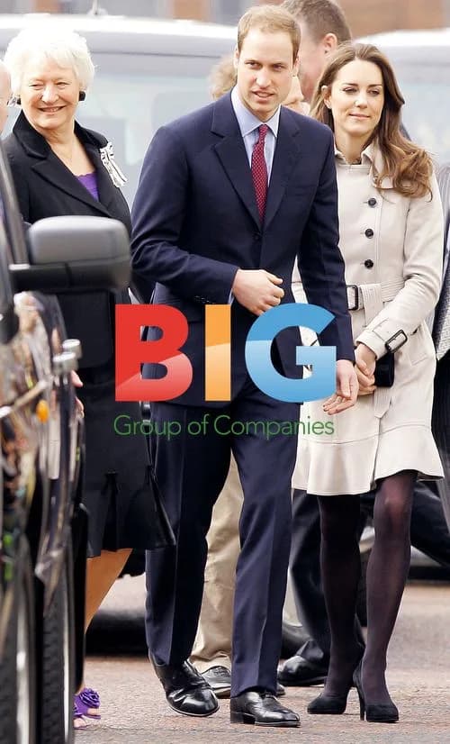 Prince William and Kate Middleton greet public in Belfast