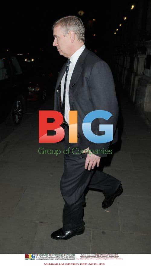 Prince Andrew Visits HSBC Bank