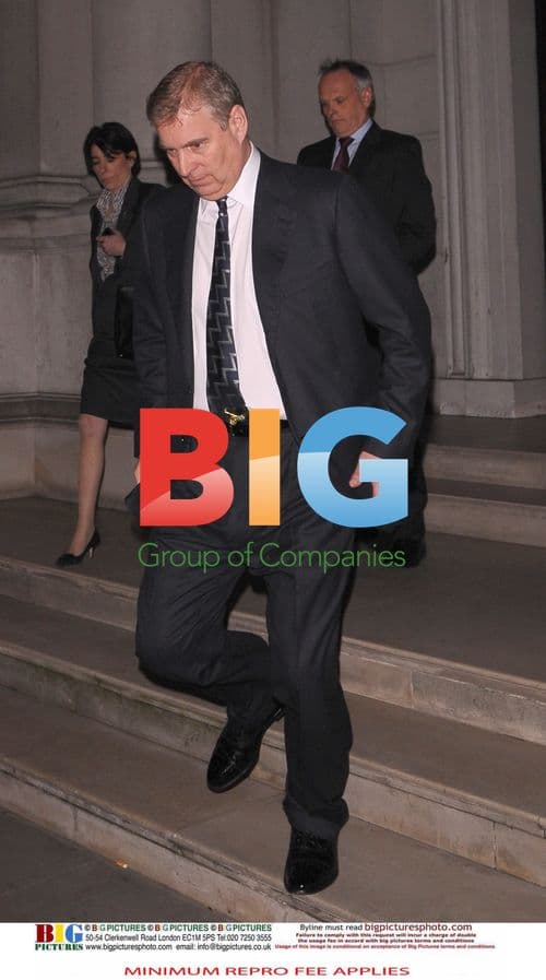 Prince Andrew Visits HSBC Bank