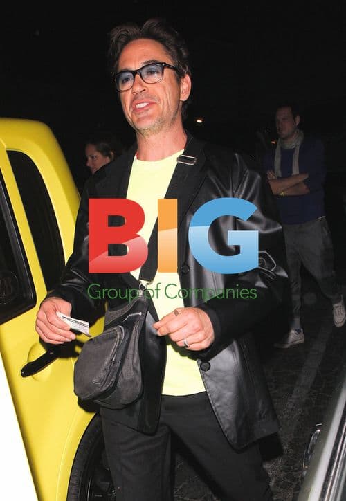 Robert Downey Jr. Leaves Matsuhisa Restaurant