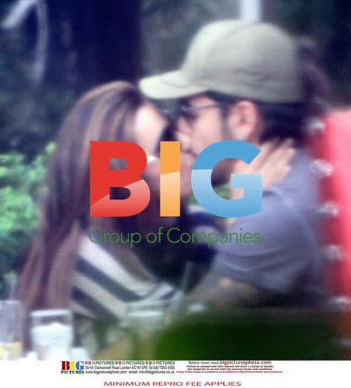 Eva Longoria and Eduardo Cruz Kiss at Chateau Marmont