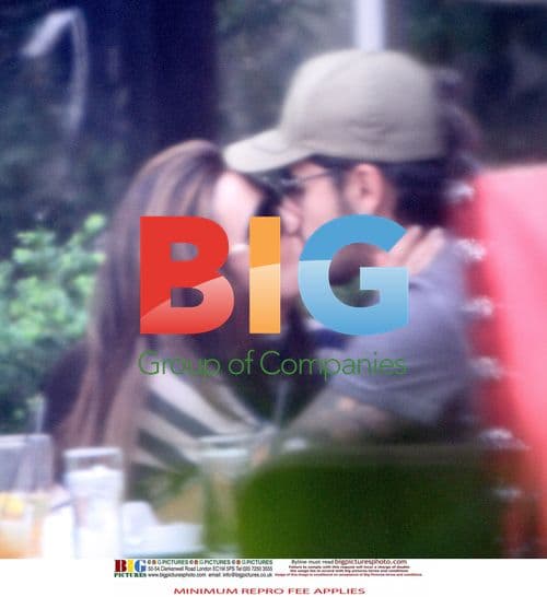 Eva Longoria and Eduardo Cruz Kiss at Chateau Marmont