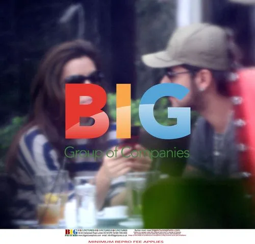 Eva Longoria and Eduardo Cruz Kiss at Chateau Marmont
