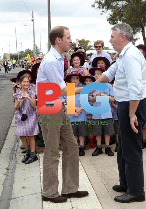 Prince William in Kerang, Victoria