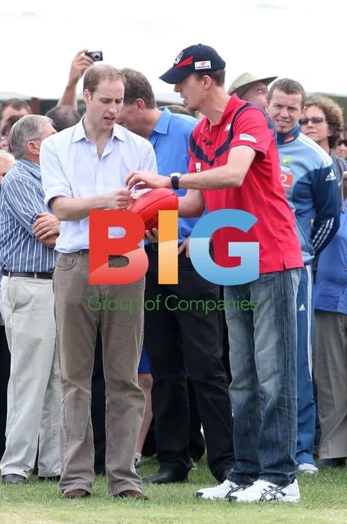 Prince William at Disaster Tour in Australia