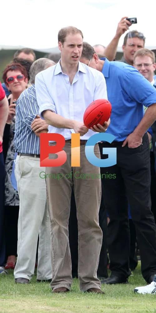 Prince William Laughs at Australian Visit