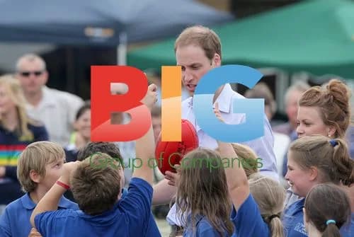 Prince William laughs at Murrabit Rec Ground
