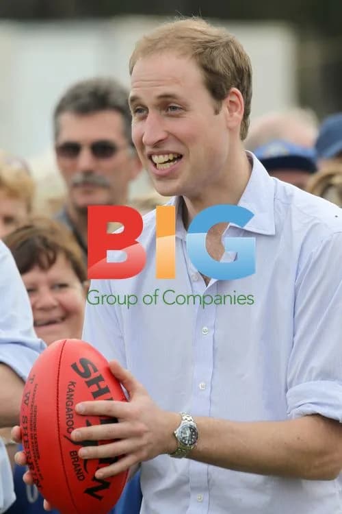 Prince William Plays Football in Australia