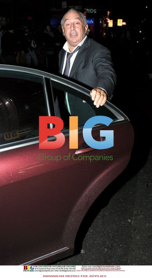 Sir Philip Green Leaving Box Nightclub
