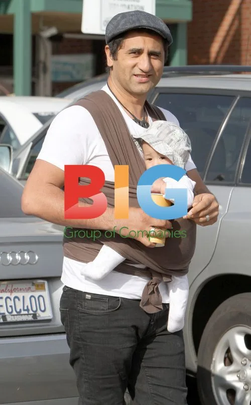 Cliff Curtis on Baby Duty in LA