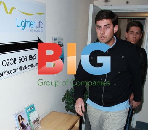 Arg Spotted at Weight Loss Club with Joey Essex