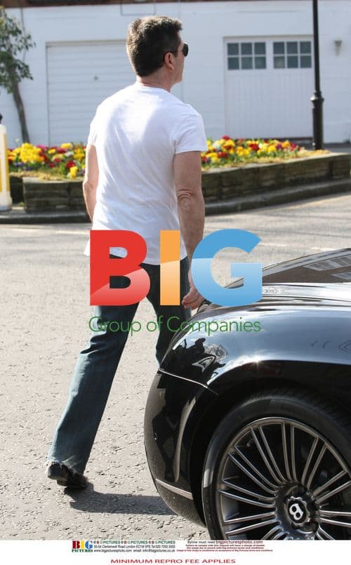 Simon Cowell out and about in London