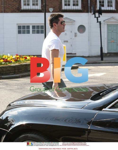 Simon Cowell Out and About in London