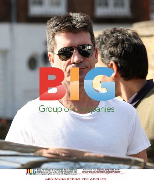Simon Cowell Out in London