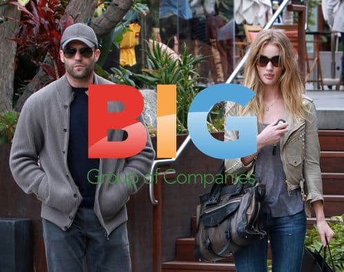 Jason Statham and Rosie Huntington-Whiteley Spotted in Malibu