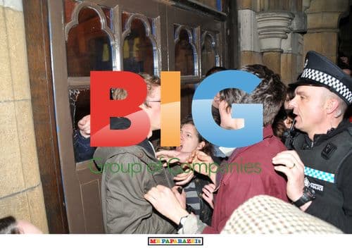 Student Protest at University Gardens, Glasgow
