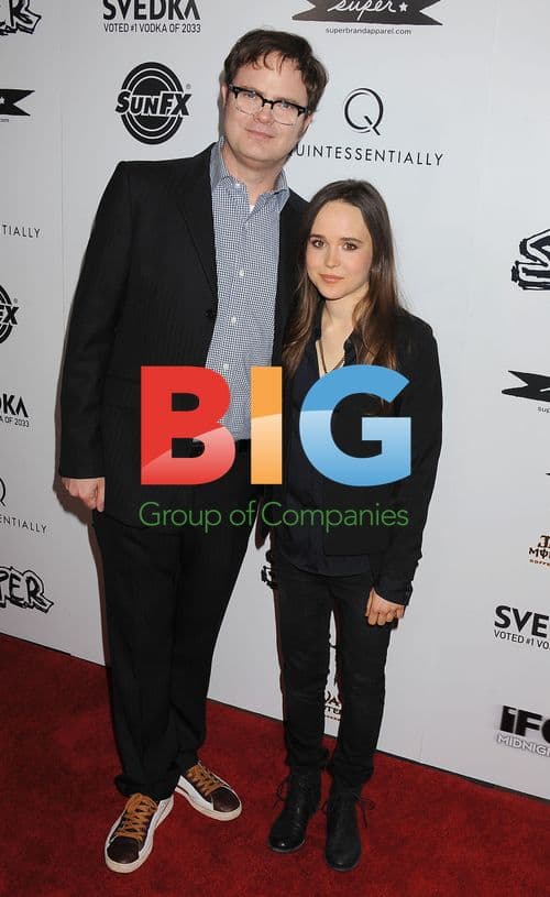 Rainn Wilson and Ellen Page at "Super" Premiere