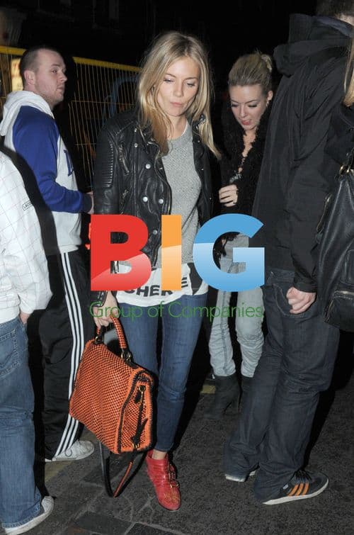 Sienna Miller and Sherdian Smith at Box Night Club