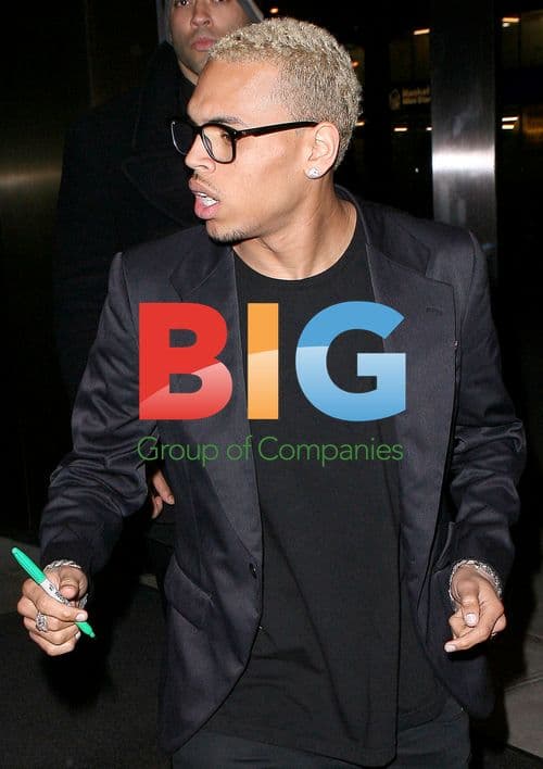 Chris Brown greets fans after 'GMA' outburst