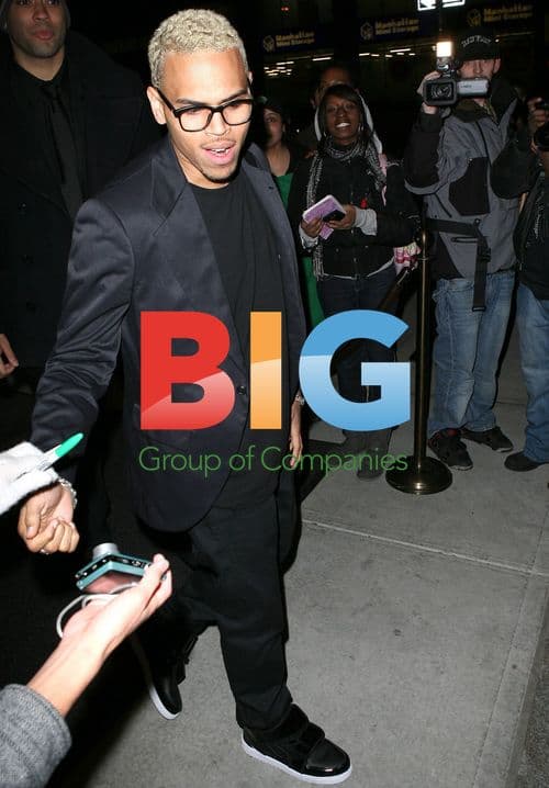 Chris Brown Greets Fans After GMA Outburst