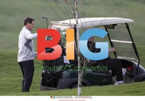 England Football Team Plays Golf