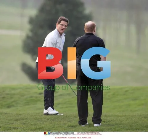 England Football Team Plays Golf