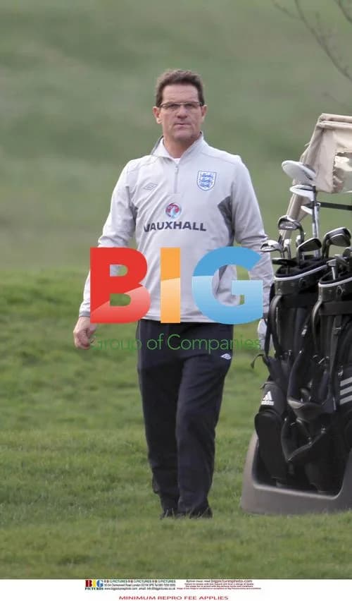 England Football Team Plays Golf