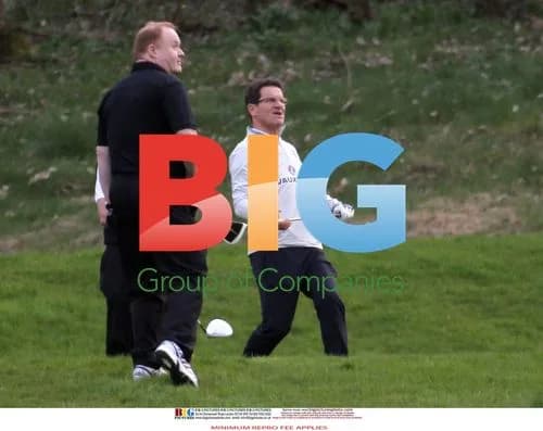 England Football Team Golfs Before Match
