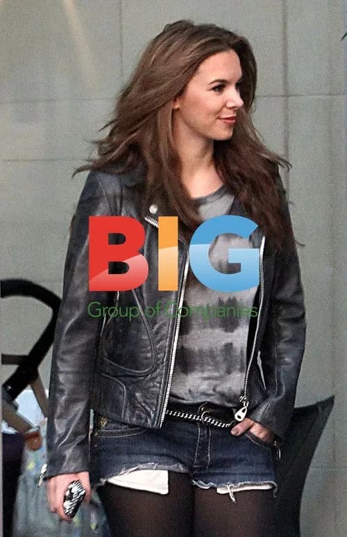 Jodie Albert Departs Hotel for Westlife Tour
