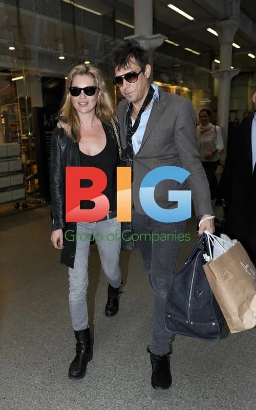 Kate Moss and Jamie Hince at Kings Cross, London