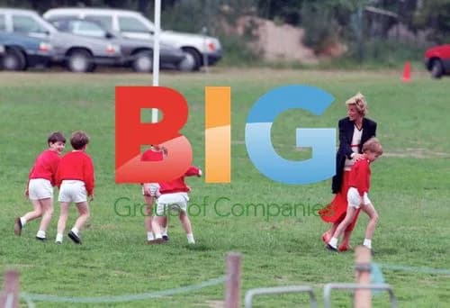 Prince William at Sports Day with Princess Diana