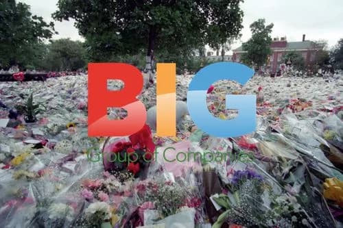 Prince Charles and sons visit Diana tributes