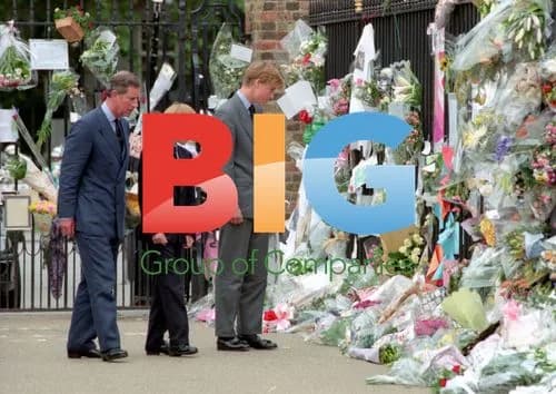 Royals Visit Diana Tributes