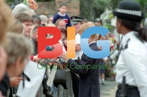 Prince Charles and Sons Visit Diana Tributes