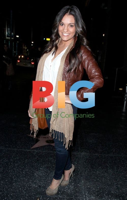 Aleesia Leaving Katsuya Restaurant