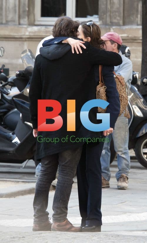 Ingrid Betancourt and son in Paris