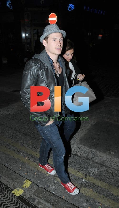 Blue Boyband Members Seen in Soho