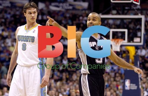 Tony Parker at Spurs vs Nuggets NBA Game