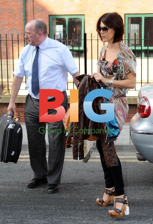 Danielle Lineker Arriving for 'Calendar Girls' in Sunderland