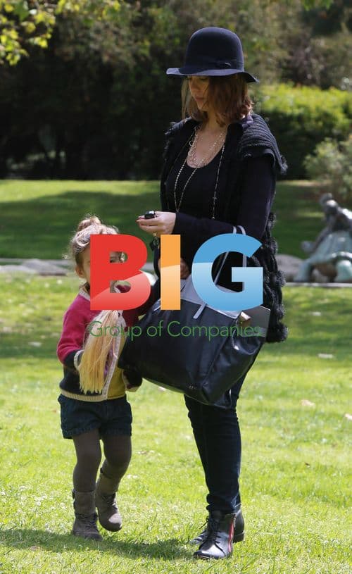 Jessica Alba and Daughter at Park