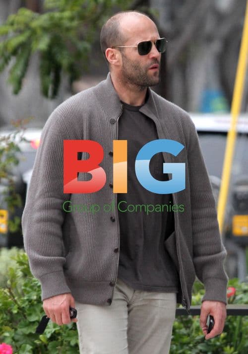 Jason Statham walking in Los Angeles