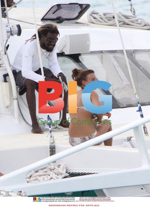 Coleen Rooney chills with friends in Caribbean