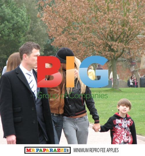 Katie Price and Leandro Penna at Alton Towers