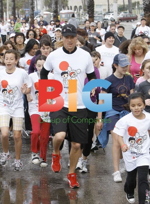 Josh Duhamel and Fergie at Tokidoki Charity Run