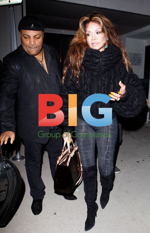 LaToya Jackson Leaves Philippe Chow in West Hollywood