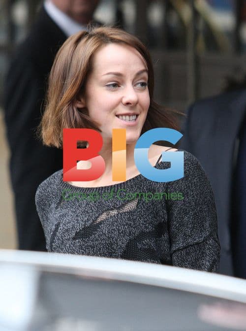 Jena Malone Leaving London Hotel
