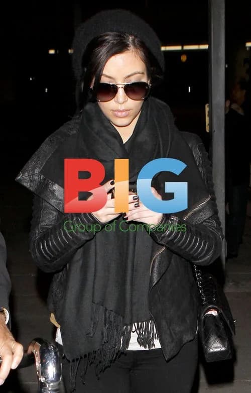 Kim Kardashian Arrives at LAX