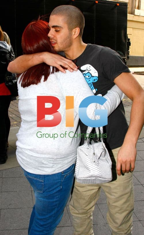 Max George Leaves Hotel in Manchester