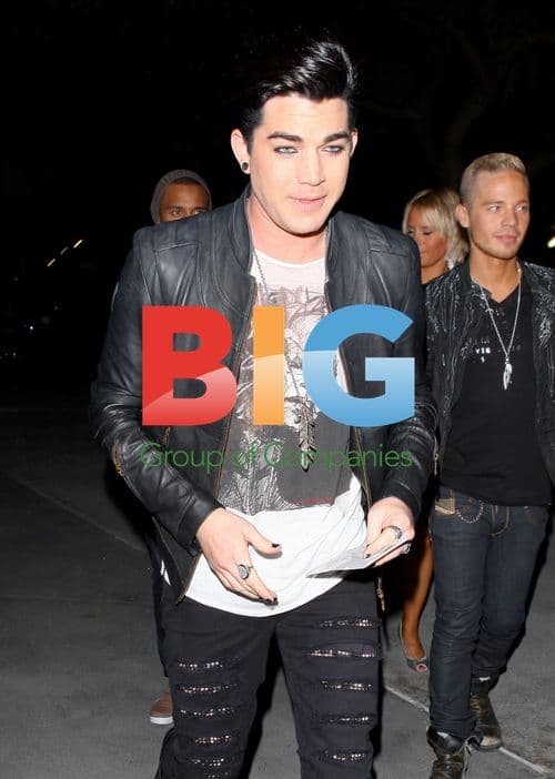 Adam Lambert at Lady Gaga Concert